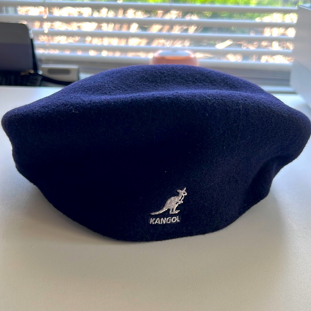 BRAND NEW - Kangol Navy Blue Wool Cap.
